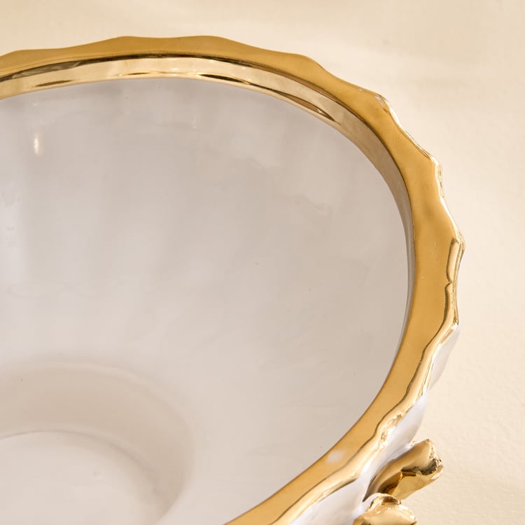 Stellar Celestial Orla Porcelain Floral Decorative Bowl