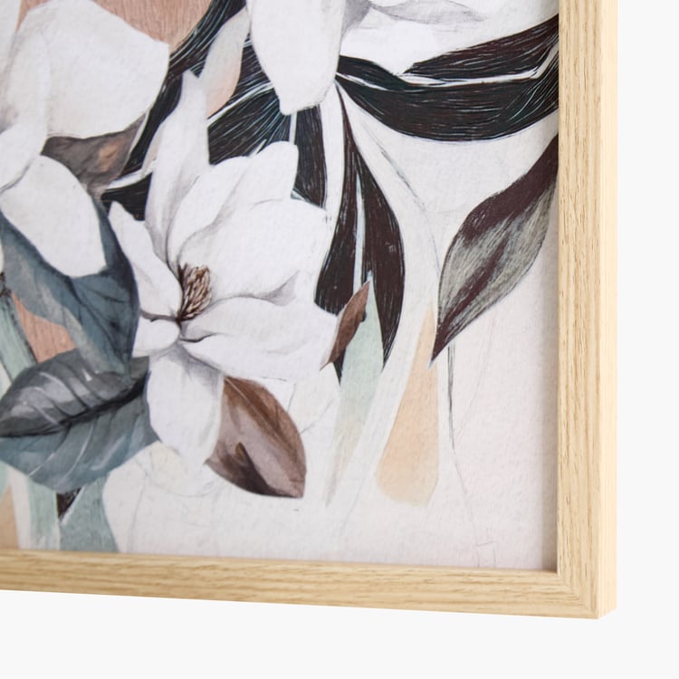 Brezza Twist Set of 3 Canvas Girl and Floral Picture Frames