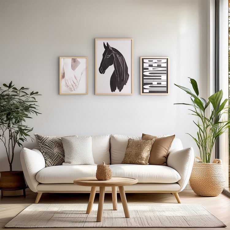 Brezza Twist Set of 3 Canvas Picture Frames