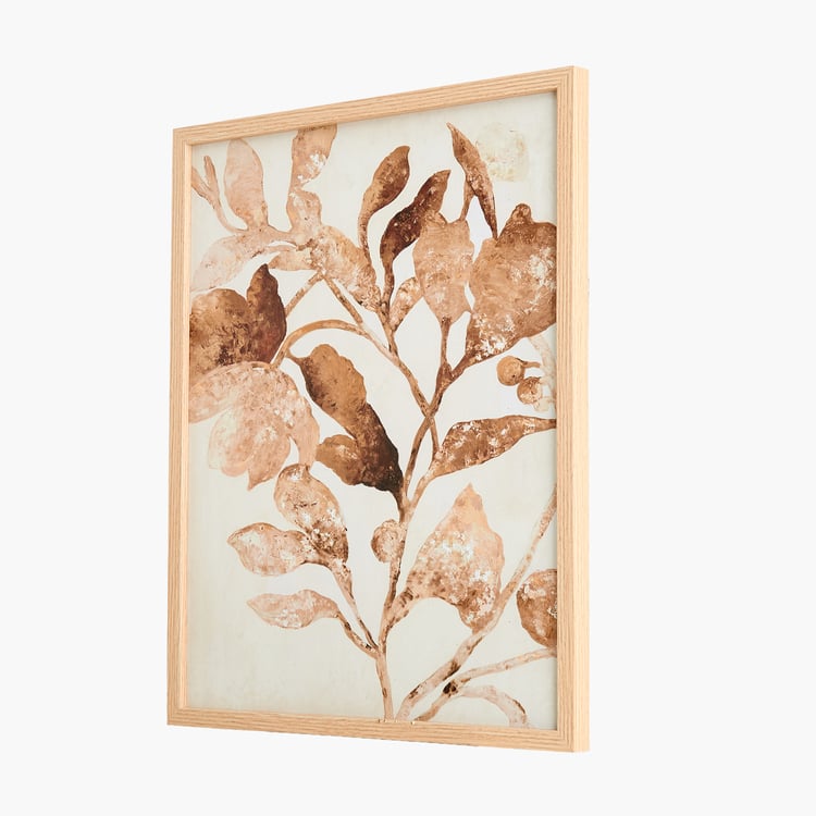 Brezza Twist Set of 2 Canvas Floral Picture Frames