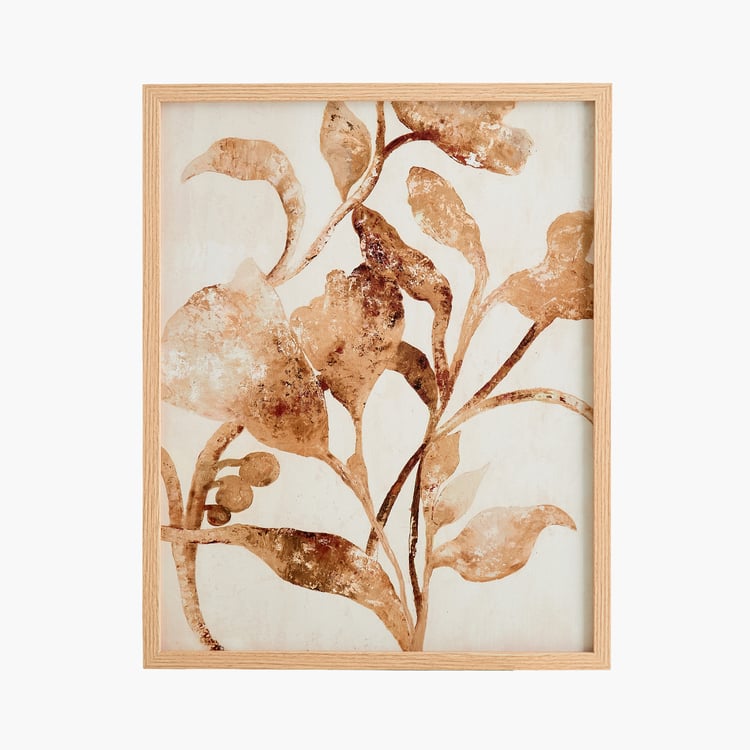 Brezza Twist Set of 2 Canvas Floral Picture Frames