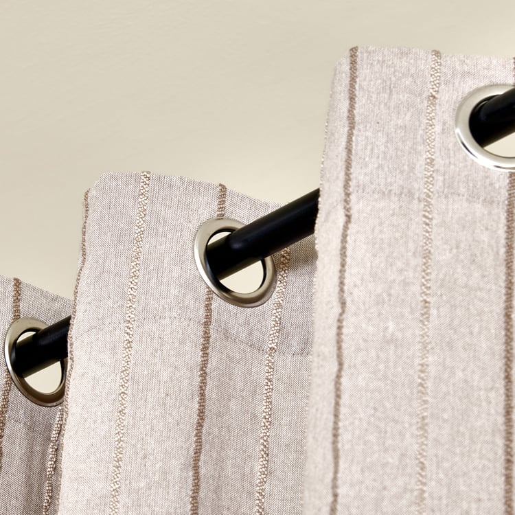 Ashley Set of 2 Embroidered Light-Filtering Door Curtains