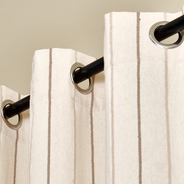 Ashley Set of 2 Woven Light-Filtering Window Curtains