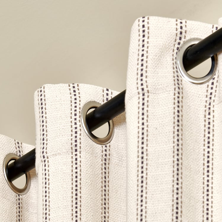 Ashley Set of 2 Woven Light-Filtering Door Curtains