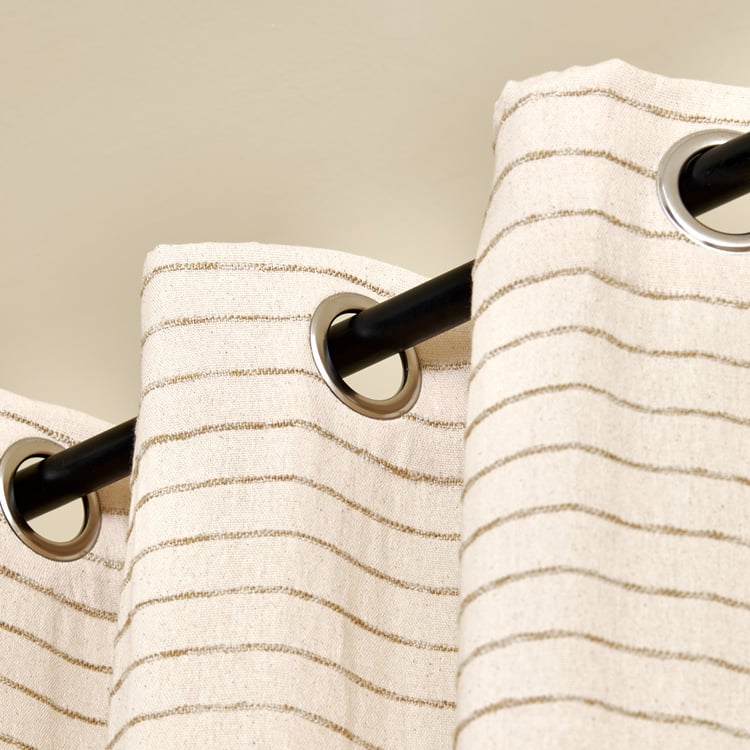 Ashley Set of 2 Woven Light-Filtering Door Curtains