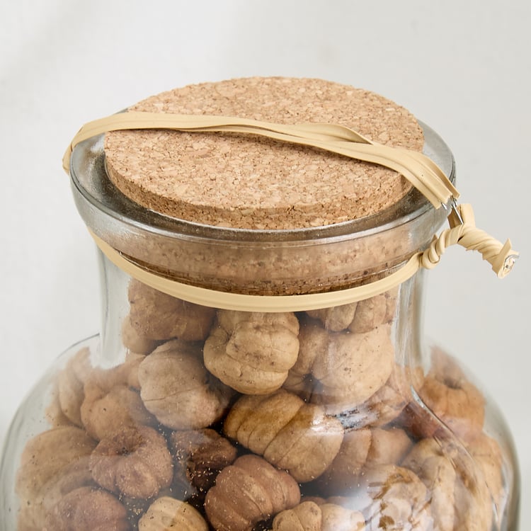 Lets Garden Hues Dried Putka Pod in Glass Jar