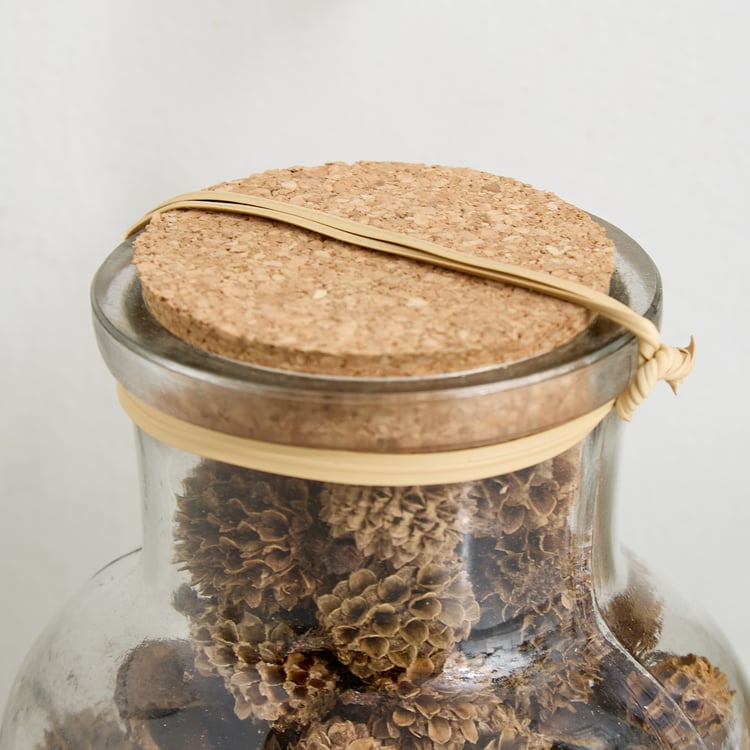 Lets Garden Hues Dried Mix Dry Ball Fruit in Glass Jar