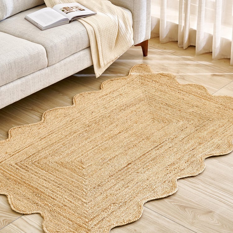 Natura Luma Jute Woven Carpet - 180x120cm