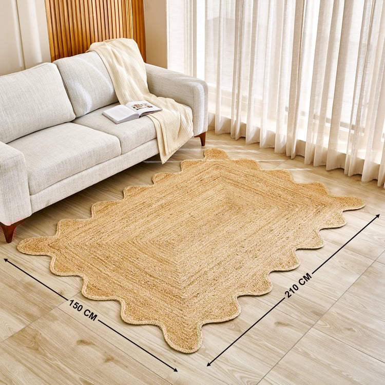 Natura Luma Jute Woven Carpet - 210x150cm