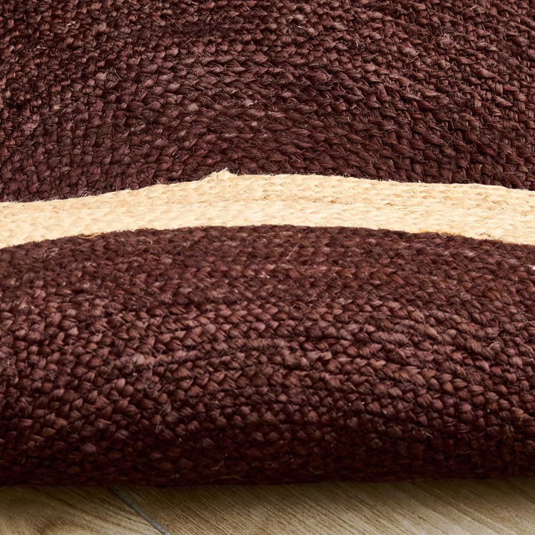 Natura Rova Jute Woven Rug - 90x90cm