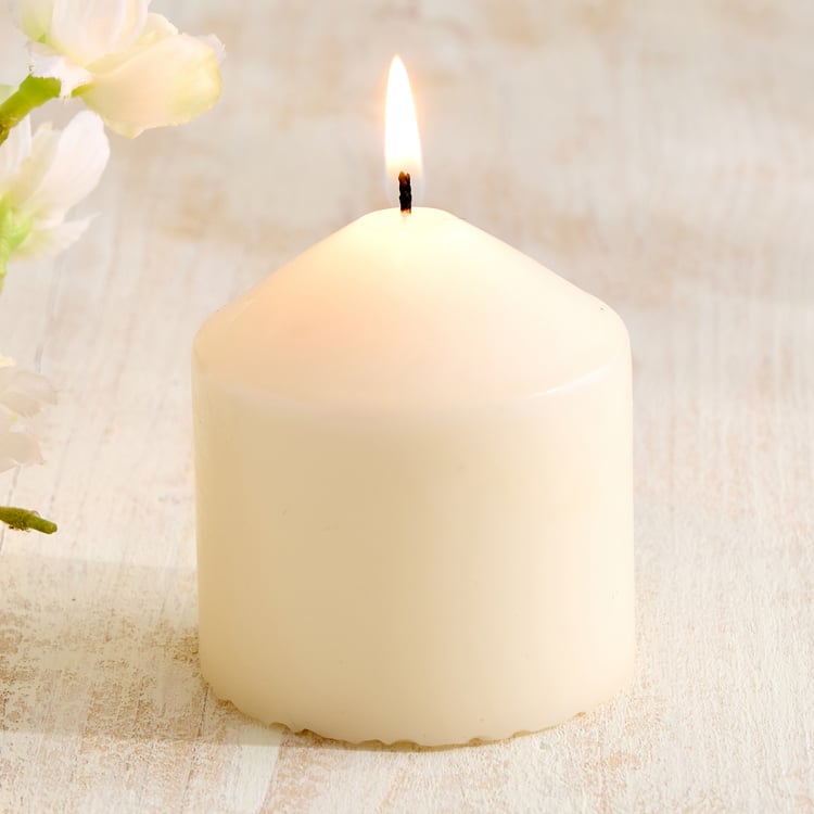 Claire Unscented Pillar Candle