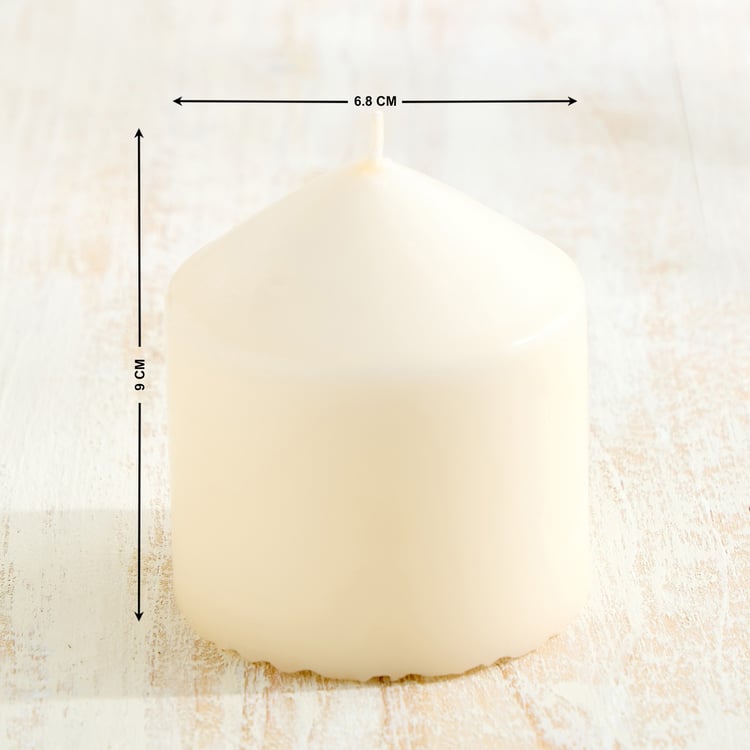 Claire Unscented Pillar Candle