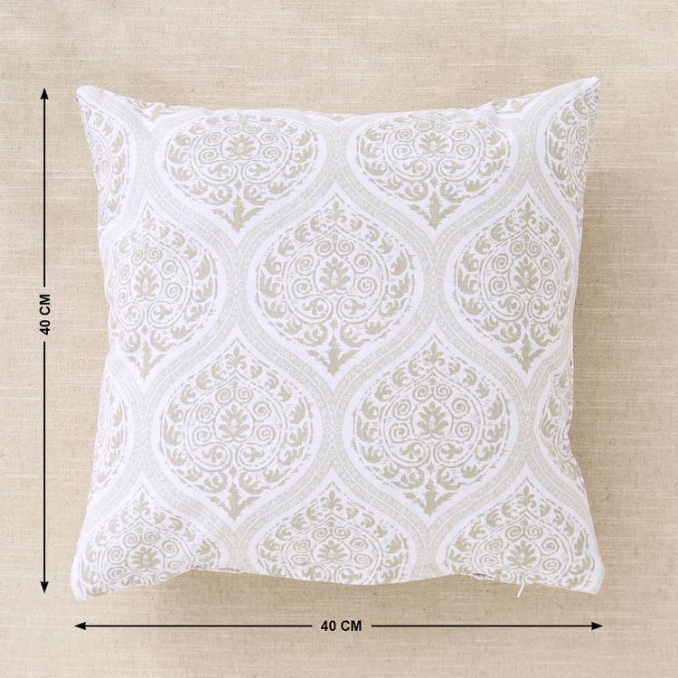 Fiesta Over Cast Set of 2 Ethnic Print Cushion Covers - 40x40cm