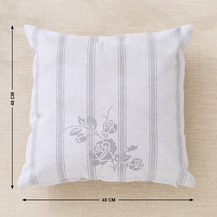 Fiesta Pumice Stone Set of 2 Printed Cushion Covers - 40x40cm