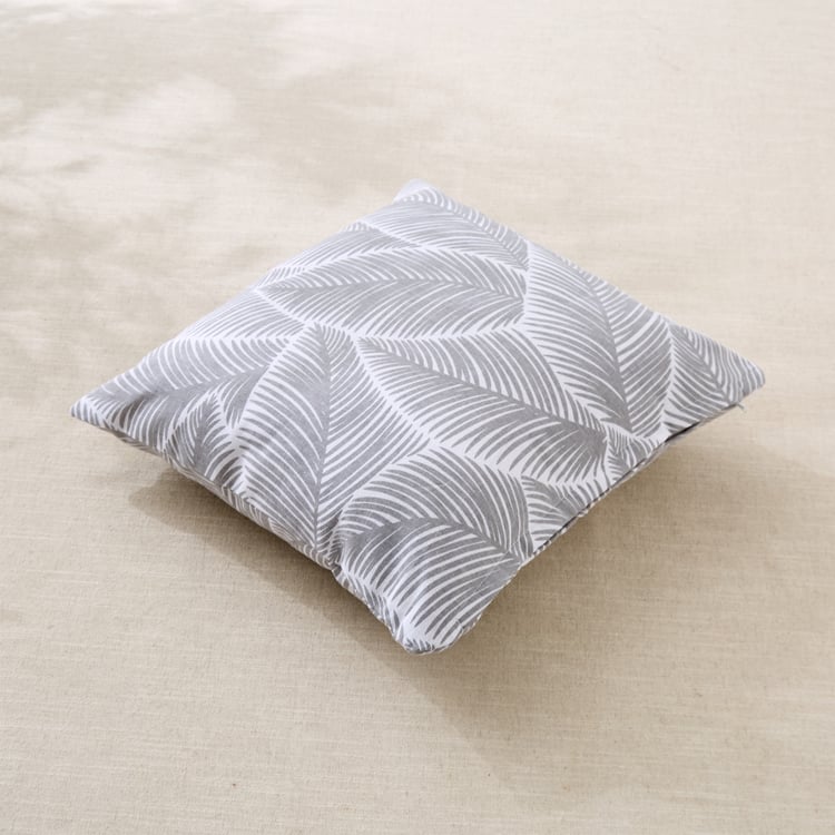 Fiesta Sand Shell Set of 2 Printed Cushion Covers - 40x40cm