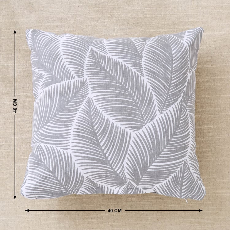 Fiesta Sand Shell Set of 2 Printed Cushion Covers - 40x40cm