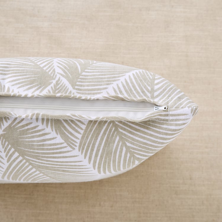 Fiesta Sand Shell Set of 2 Printed Cushion Covers - 40x40cm