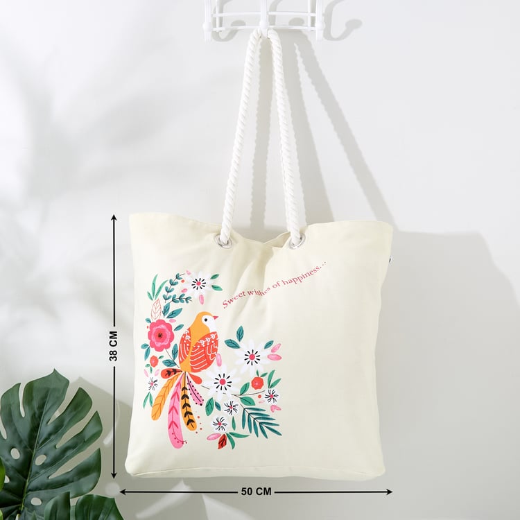 Minerals Cotton Printed Tote Bag