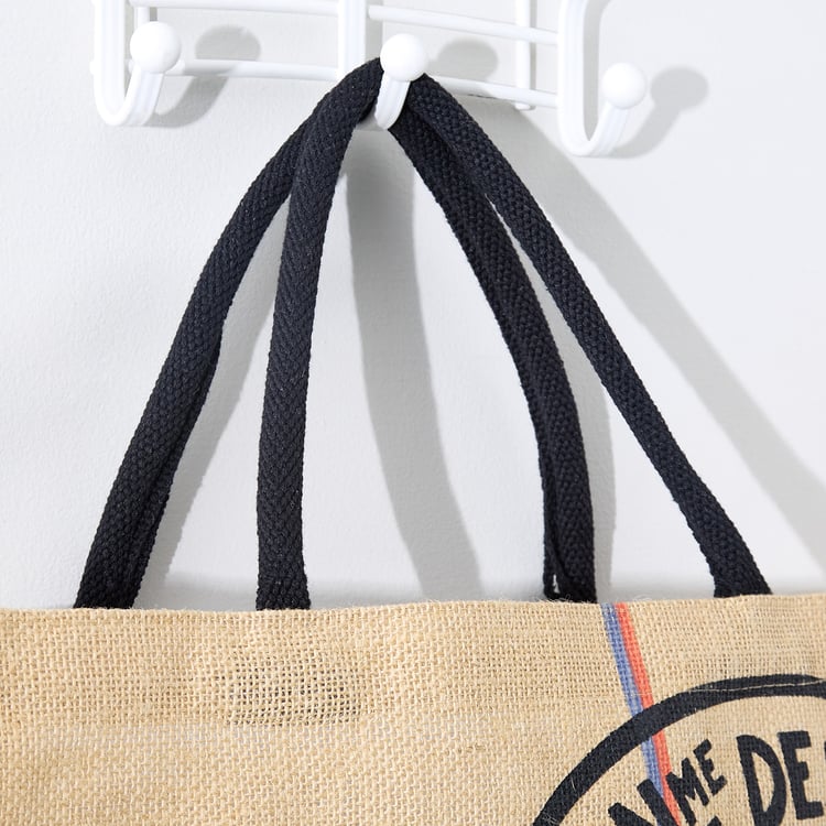 Minerals Jute Printed Tote Bag