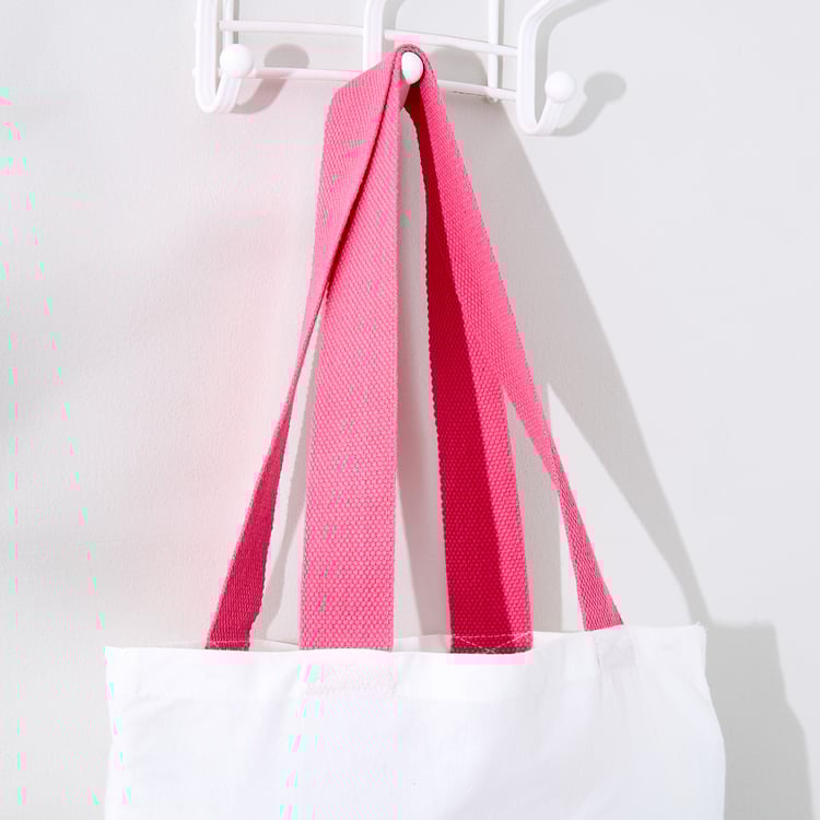 Minerals Cotton Floral Print Tote Bag