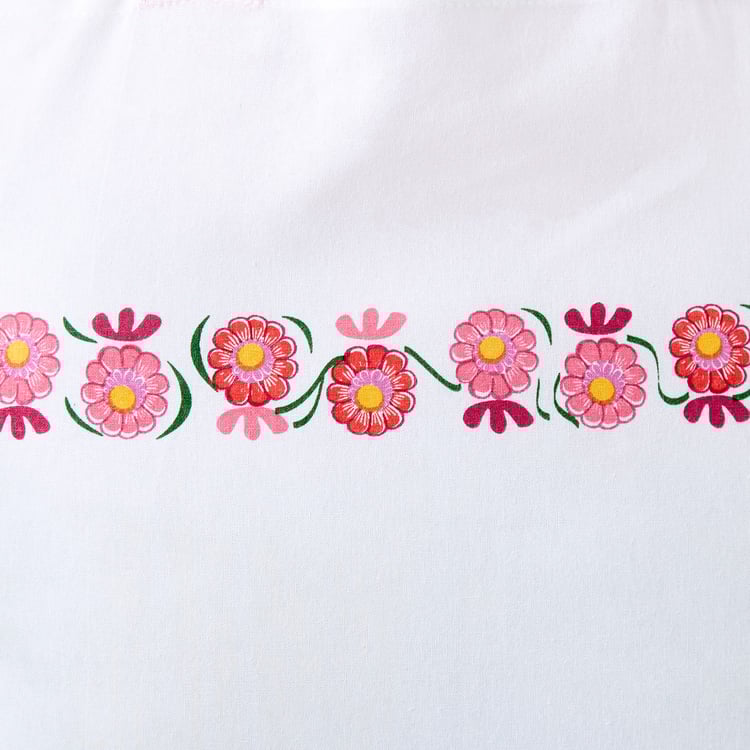 Minerals Cotton Floral Print Tote Bag