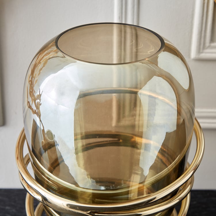 Brim Royale Swirl Glass Vase - Large