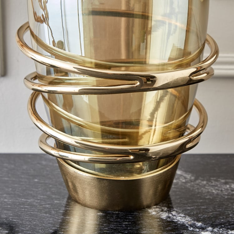 Brim Royale Swirl Glass Vase - Large