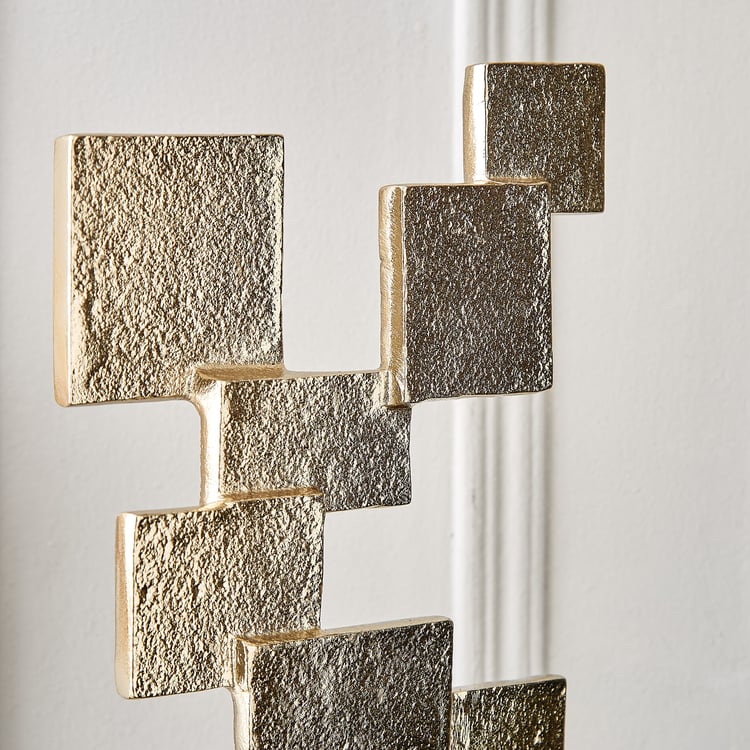 Brim Royale Blocks Aluminium Sculpture Table Accent