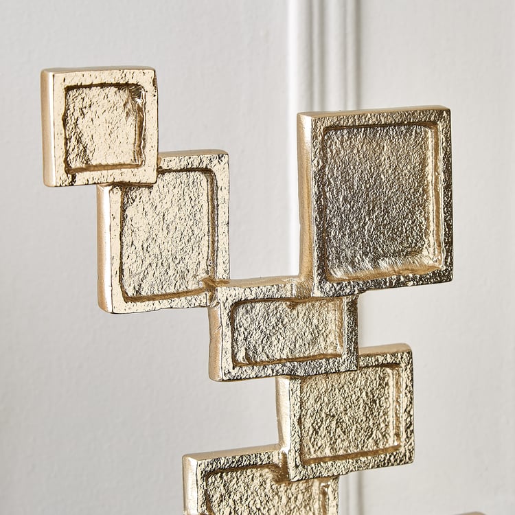 Brim Royale Blocks Aluminium Sculpture Table Accent