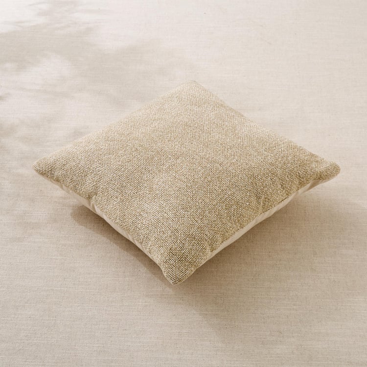 Jute Haze Impression Woven Filled Cushion - 40x40cm