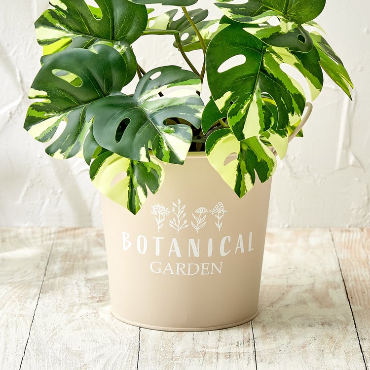 Lets Garden Rustica Metal Planter with Handle