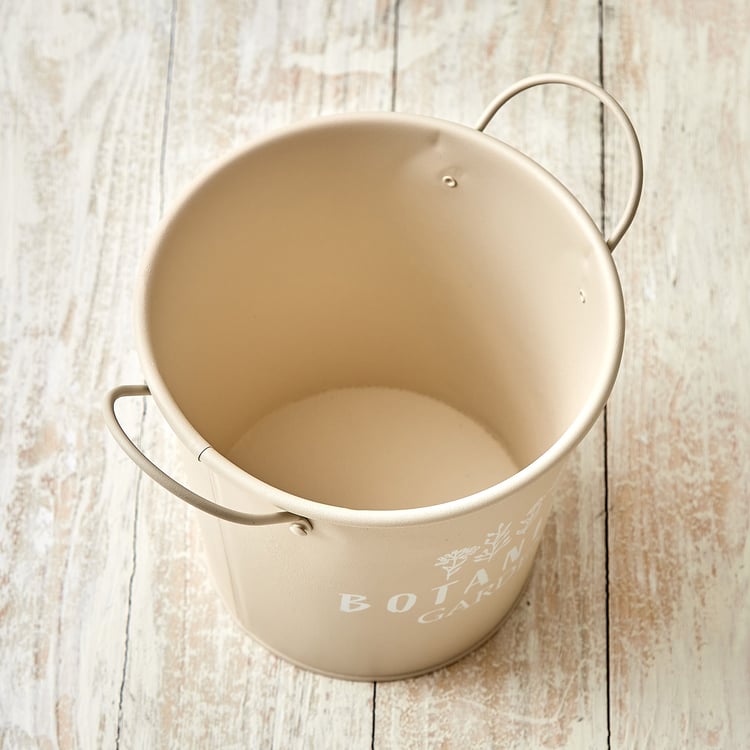 Lets Garden Rustica Metal Planter with Handle