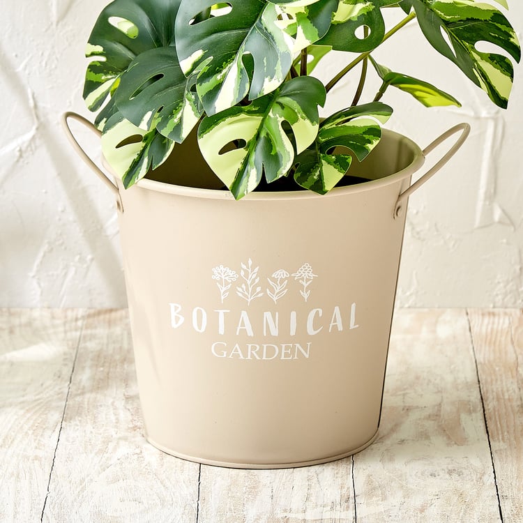 Lets Garden Rustica Metal Planter with Handles