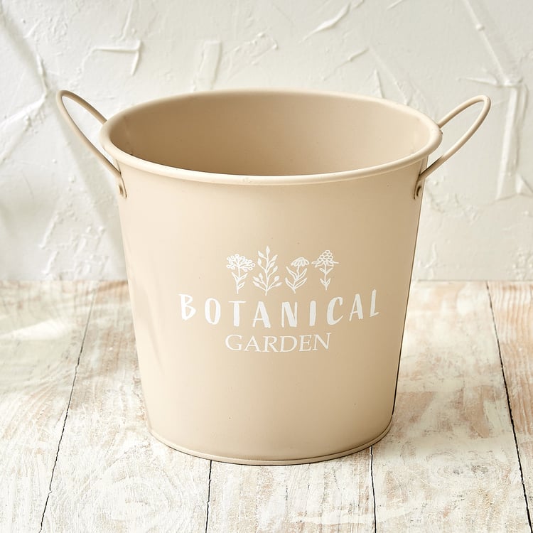 Lets Garden Rustica Metal Planter with Handles