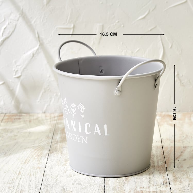 Lets Garden Rustica Metal Planter with Handles