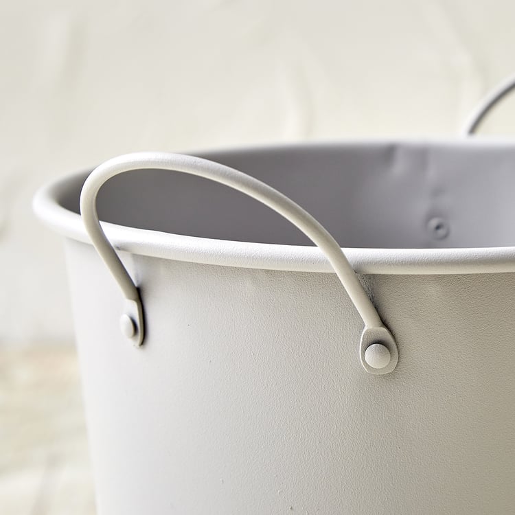 Lets Garden Rustica Metal Planter with Handles