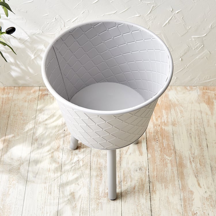 Lets Garden Rustica Metal Floor Planter with Stand