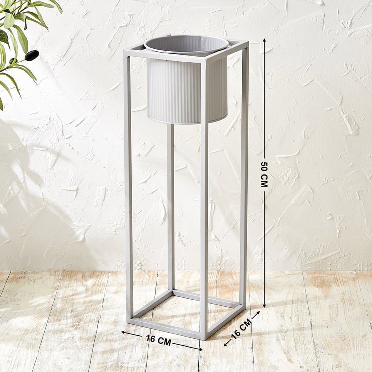 Lets Garden Rustica Metal Floor Planter