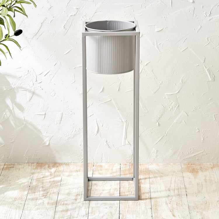 Lets Garden Rustica Metal Floor Planter