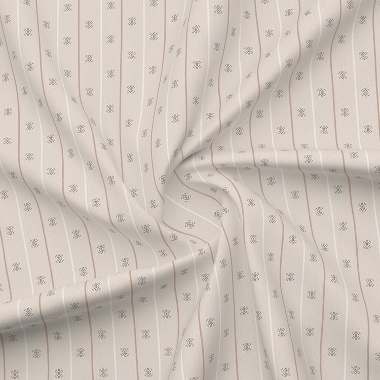 BOUTIQUE LIVING Gardenia Augusta Cotton 300TC Printed 3Pcs Super King Bedsheet Set