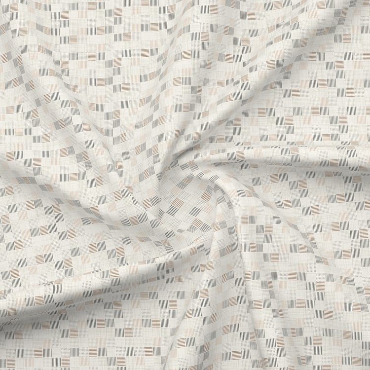 BOUTIQUE LIVING Gardenia Augusta Cotton 300TC Printed 3Pcs Super King Bedsheet Set