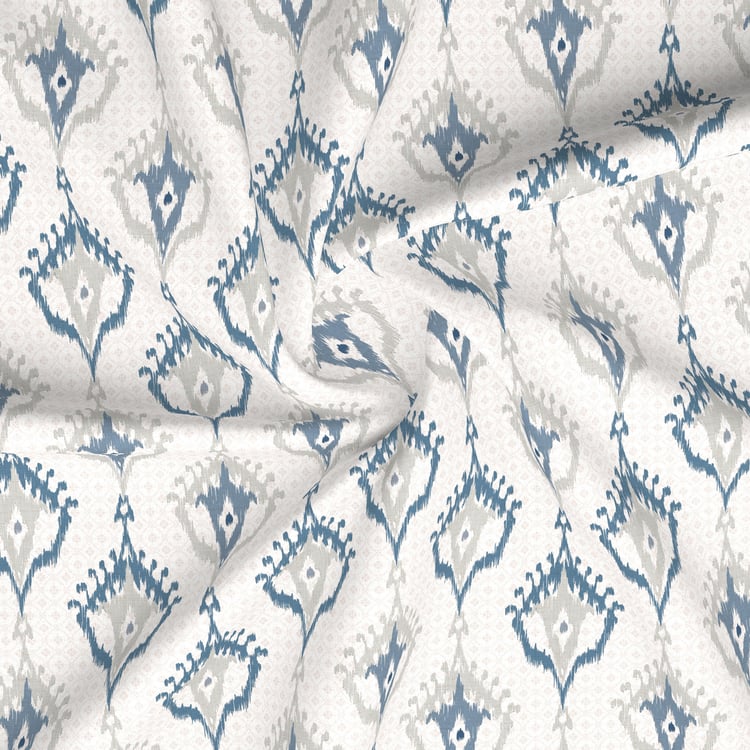 BOUTIQUE LIVING Gardenia Augusta Cotton 300TC Printed 3Pcs Super King Bedsheet Set