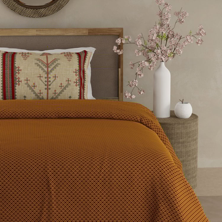 BOUTIQUE LIVING Heritage Walk Cotton 200TC Ethnic Print 2Pcs Single Bedsheet Set