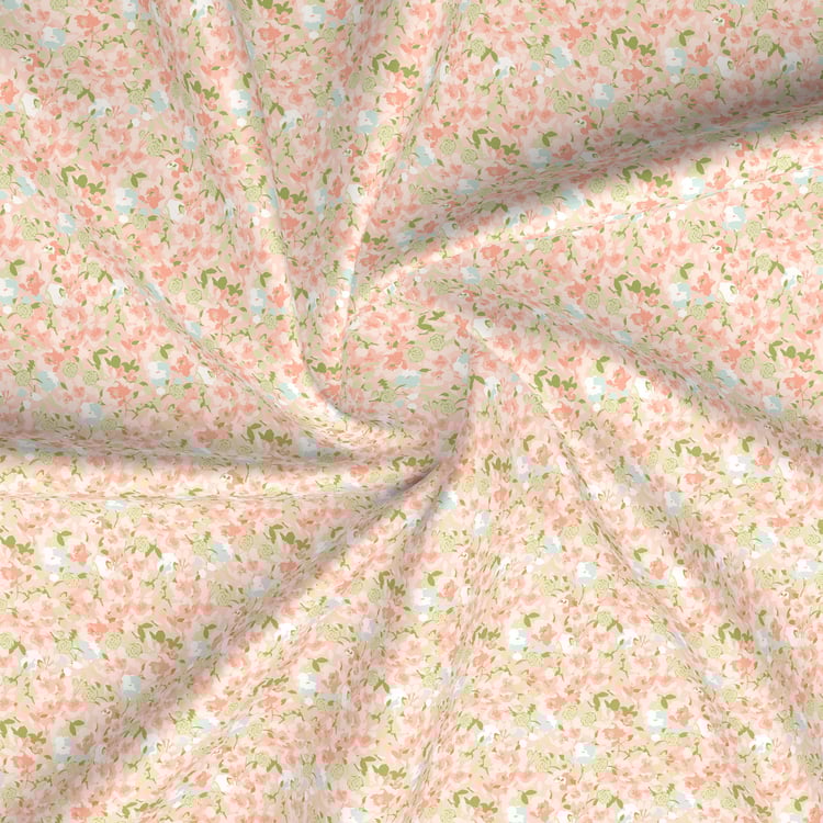 BOUTIQUE LIVING Valatia Cotton 200TC Floral Print 3Pcs Queen Bedsheet Set