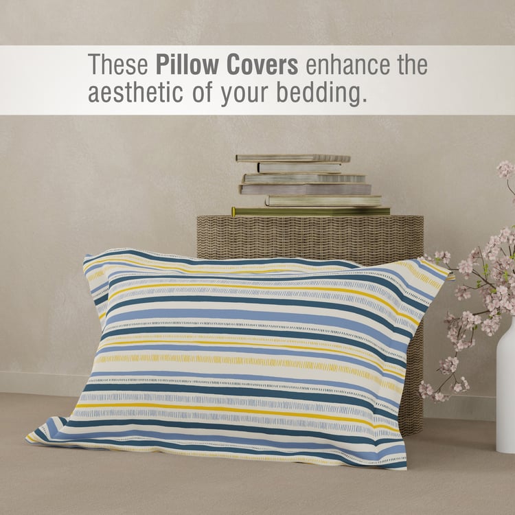 BOUTIQUE LIVING Valatia Cotton 200TC Floral Print 2Pcs Single Bedsheet Set