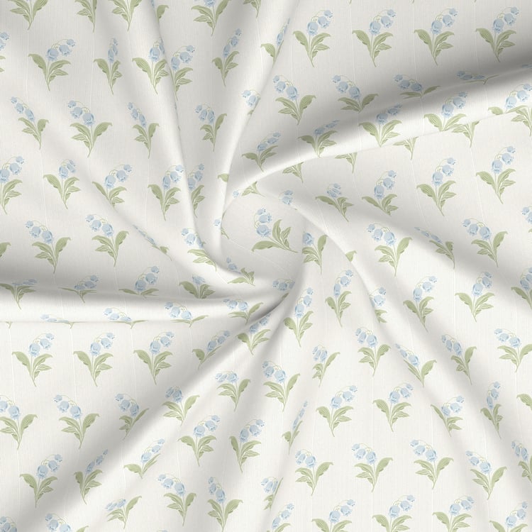 BOUTIQUE LIVING Valatia Cotton 200TC Floral Print 2Pcs Single Bedsheet Set