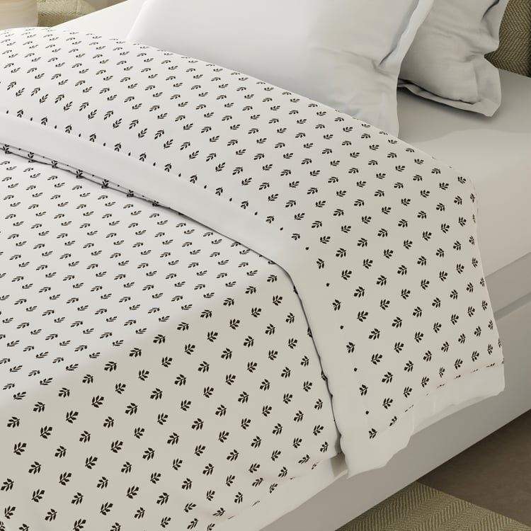 BOUTIQUE LIVING Haven Cotton Nature Print Reversible Single Dohar