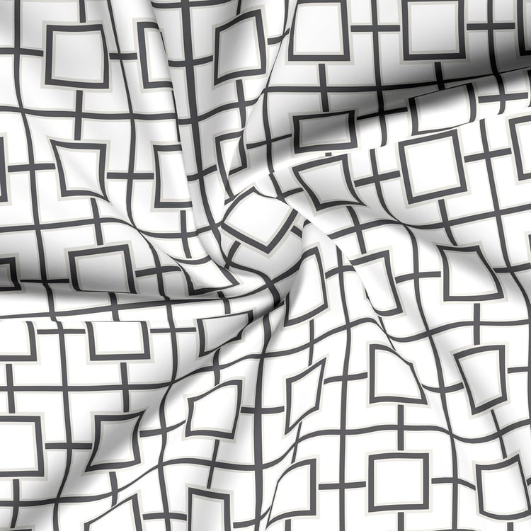 BOUTIQUE LIVING Haven Cotton Geometric Print Reversible Single Dohar