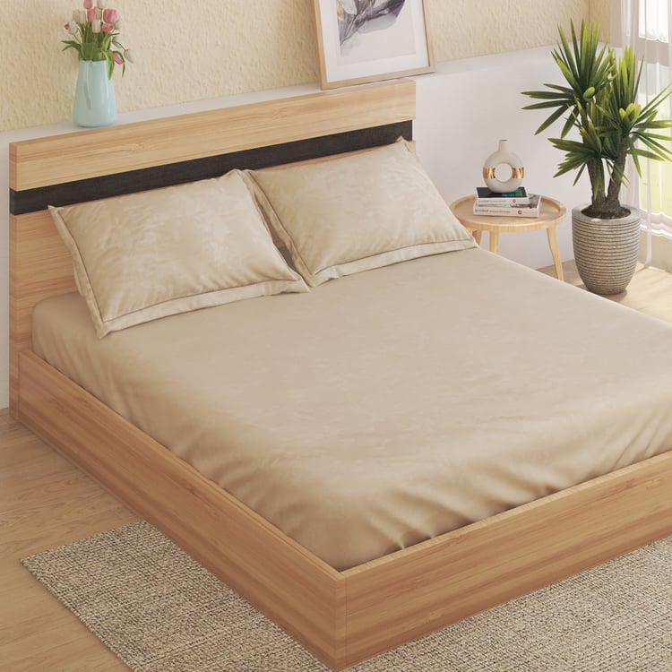 Sundried Sanctuary Cotton 210TC Printed 3Pcs Super King Bedsheet Set