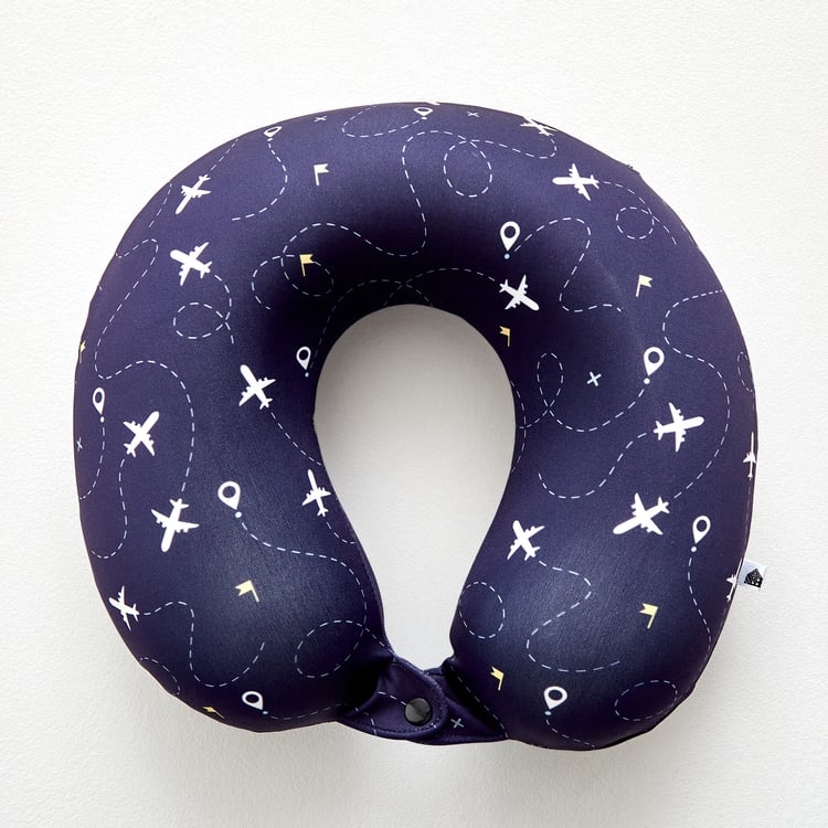 Granet Travel Aero Memory Foam Printed U-Neck Pillow